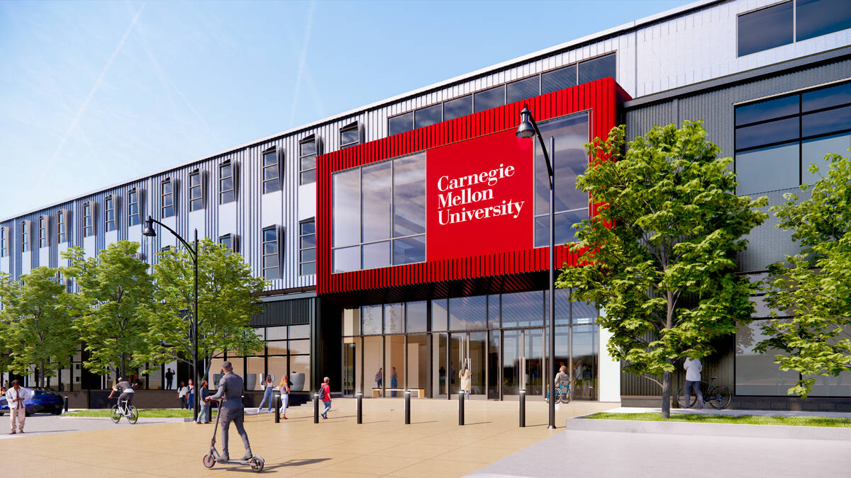 Rendering of the finished Robotics Innovation Center